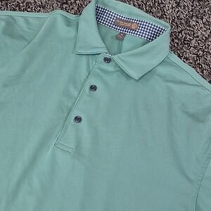 Peter Millar Summer Comfort Mens Medium Polo Golf Troon North Course Logo